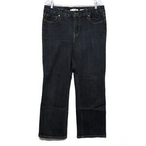 Erin London Jeans Straight Leg Stretch Cotton Spandex Womens 12P 12 Petites